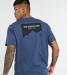 Темно-синяя футболка The North Face Horizon Box эксклюзивно для ASOS-Темно-синий