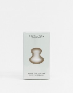 Массажер гуаша из белого нефрита Revolution Skincare-Бесцветный