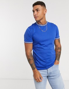 Темно-синяя футболка Brave Soul-Темно-синий