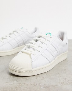 Белые кроссовки adidas Originals Clean Classics Sustainable Superstar-Белый