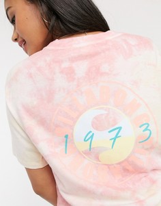 Футболка с принтом тай-дай Billabong-Мульти