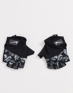 Спортивные перчатки с принтом Nike Training-Черный