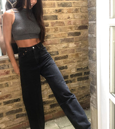 Черные джинсы в винтажном стиле с завышенной талией ASOS DESIGN Tall-Черный