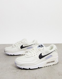 Светлые кроссовки Nike Air Max 90-Белый