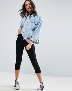 Укороченные леггинсы ASOS-Черный