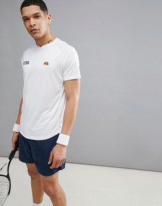 Белая теннисная футболка с рукавами реглан ellesse-Белый