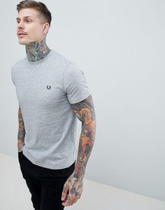 Серая меланжевая футболка Fred Perry-Серый