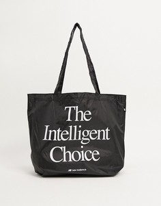 Черная сумка-шоппер New Balance-Черный