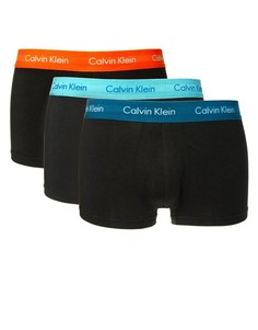 Боксеры-брифы Calvin Klein 3 в упаковке-Черный