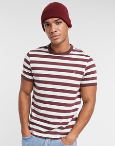 Красная футболка в полоску Farah-Красный