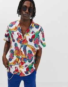 Белая рубашка с отложным воротником и принтом Levis Cubano-Белый Levis®