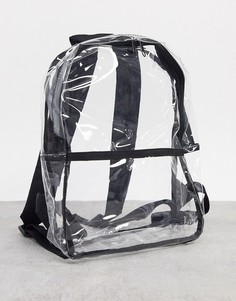 Прозрачный мини-рюкзак из пластика ASOS DESIGN-Очистить