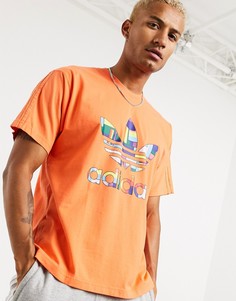 Оранжевая футболка adidas Originals Pride-Оранжевый