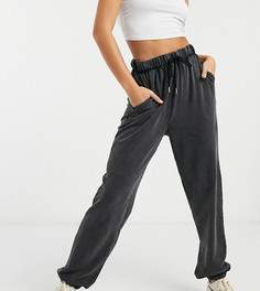 Oversized-джоггеры с эффектом кислотной стирки ASOS DESIGN Tall​​​​​​​-Черный