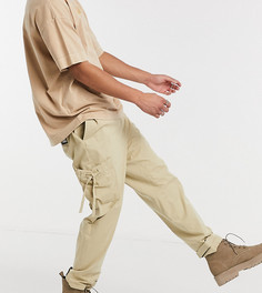 Светло-бежевые широкие брюки Reclaimed Vintage inspired-Светло-бежевый