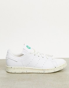 Белые кроссовки adidas Originals Clean Classics Sustainable Stan Smith-Белый