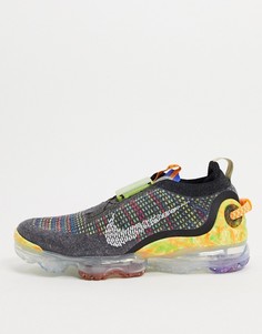 Серые кроссовки Nike Air Vapormax 2020 Flyknit-Серый