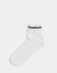 Белые носки до щиколотки Reebok Training-Белый