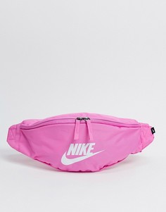 Ярко-розовая сумка-кошелек на пояс Nike Heritage-Розовый