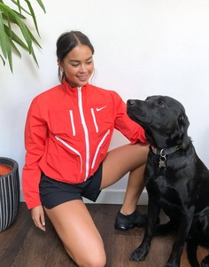 Красная куртка в стиле милитари Nike tech pack-Черный