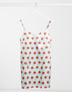 Платье мини на бретельках Tara Khorzad-Зеленый