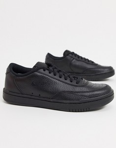 Черные кеды Nike Court Vintage-Черный