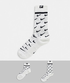 Набор из 2 пар белых носков Nike-Белый