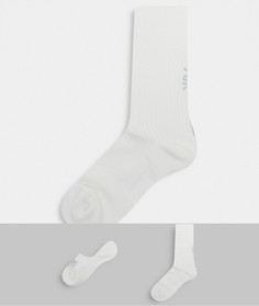 Набор из 2 пар белых носков Nike-Белый