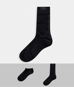 Набор из 2 пар черных носков Nike-Черный