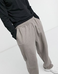 Коричневые oversized-джоггеры из органического хлопка ASOS DESIGN-Бежевый