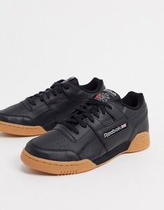 Черные кроссовки на резиновой подошве Reebok Classics-Черный