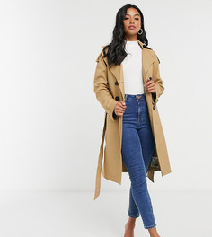 Тренч Fashion Union Petite-Коричневый