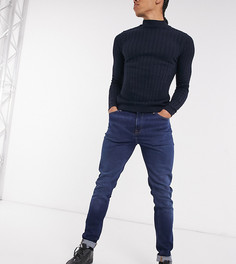Темные джинсы скинни ASOS DESIGN Tall-Синий