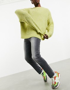 Серые джинсы скинни ASOS DESIGN-Серый
