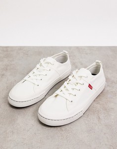 Белые кроссовки из переработанного полиэстера с небольшим логотипом Levis-Белый Levis®