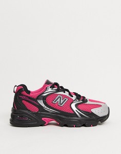 Черные кроссовки New Balance 530 Hi Viz-Черный