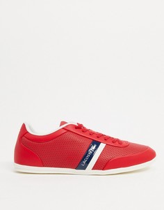 Красные кроссовки Lacoste storda-Красный