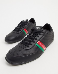 Черные кроссовки Lacoste-Черный