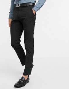 Узкие черные брюки Selected Homme-Черный