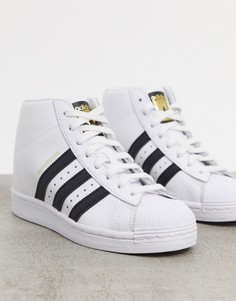 Белые кроссовки adidas Originals Superstar Up-Белый