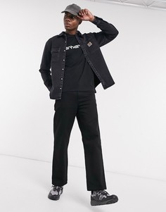 Черная рубашка навыпуск Carhartt WIP-Черный