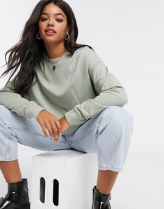 Зеленый свитшот oversized из органического хлопка ASOS DESIGN