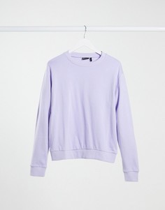 Лавандовый свитшот из органического хлопка ASOS DESIGN-Фиолетовый