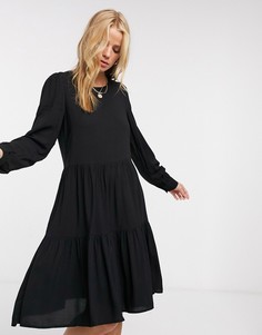 Черное свободное платье Vero Moda-Черный