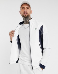 Легкая стеганая куртка на молнии Lacoste-Белый