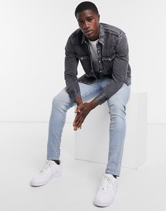 Черная джинсовая рубашка в ковбойском стиле Levis-Черный Levis®