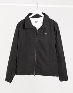 Легкая куртка с убирающимся капюшоном Lacoste-Черный