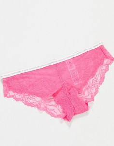 Розовые трусы с фирменной лентой Calvin Klein-Розовый