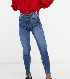 Синие моделирующие джинсы скинни New Look Petite-Синий