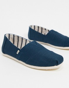 Темно-синие классические эспадрильи Toms-Темно-синий
